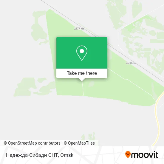 Надежда-Сибади СНТ map