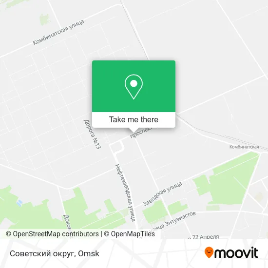 Советский округ map
