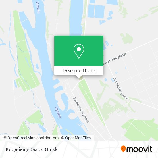 Кладбище Омск map