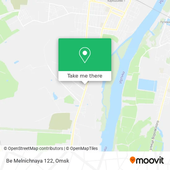 Be Melnichnaya 122 map