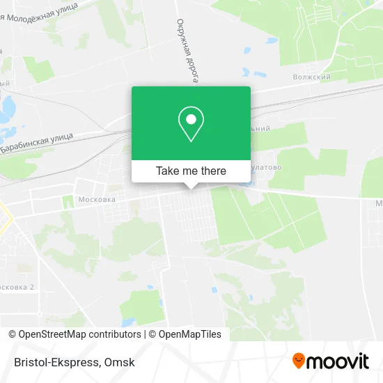 Bristol-Ekspress map