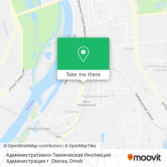 Административно-Техническая Инспекция Администрации г. Омска map