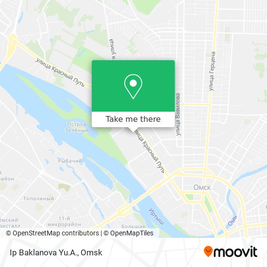 Ip Baklanova Yu.A. map