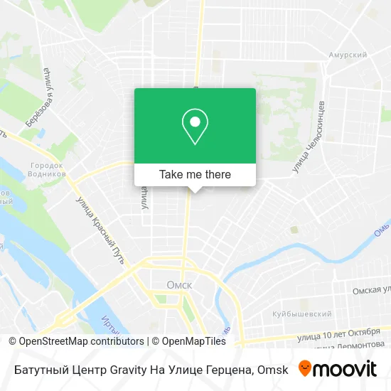 Батутный Центр Gravity На Улице Герцена map