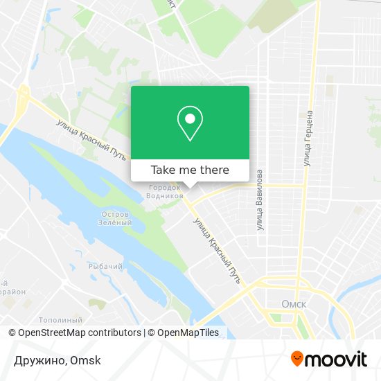 Дружино map
