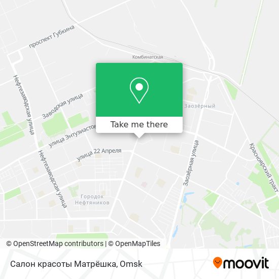Салон красоты Матрёшка map