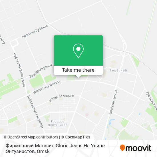 Фирменный Магазин Gloria Jeans На Улице Энтузиастов map