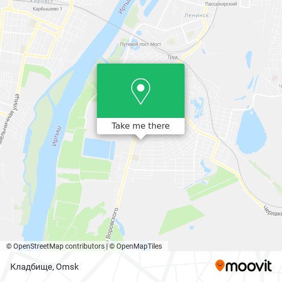 Кладбище map