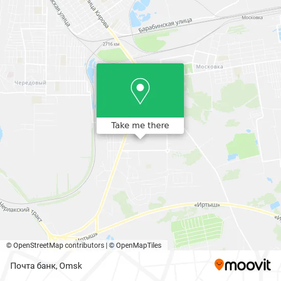 Почта банк map