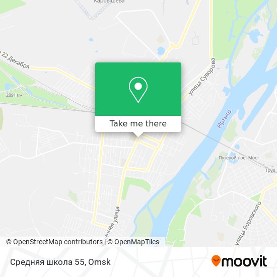 Средняя школа 55 map