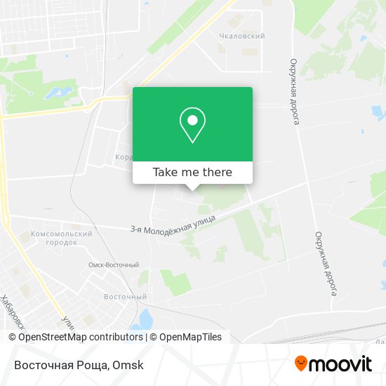 Восточная Роща map