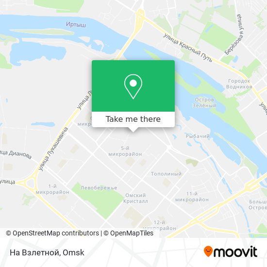 На Взлетной map
