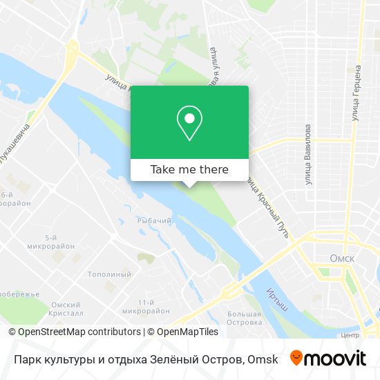 Парк культуры и отдыха Зелёный Остров map