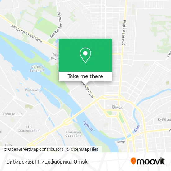 Сибирская, Птицефабрика map
