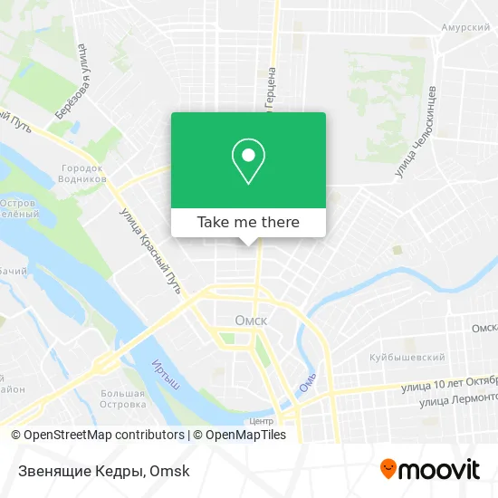 Звенящие Кедры map