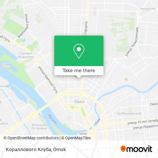 Кораллового Клуба map