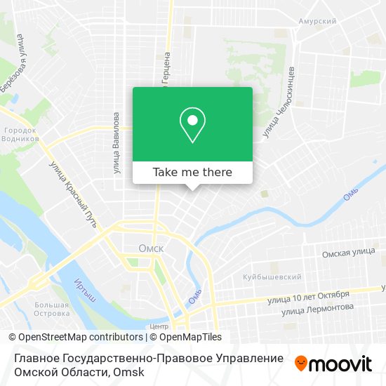 Главное Государственно-Правовое Управление Омской Области map