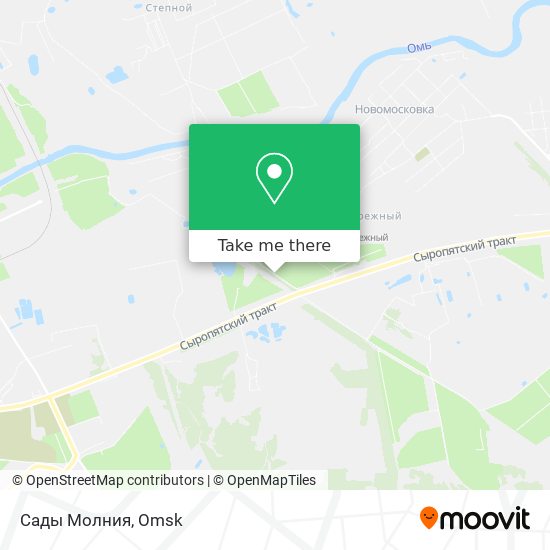 Сады Молния map