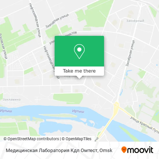 Медицинская Лаборатория Кдл Омтест map