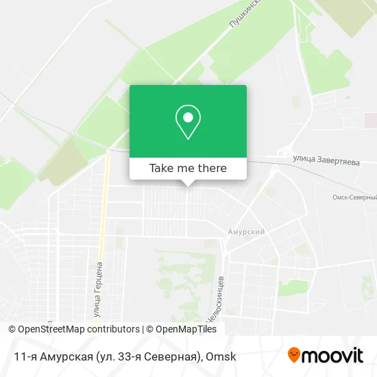11-я Амурская (ул. 33-я Северная) map