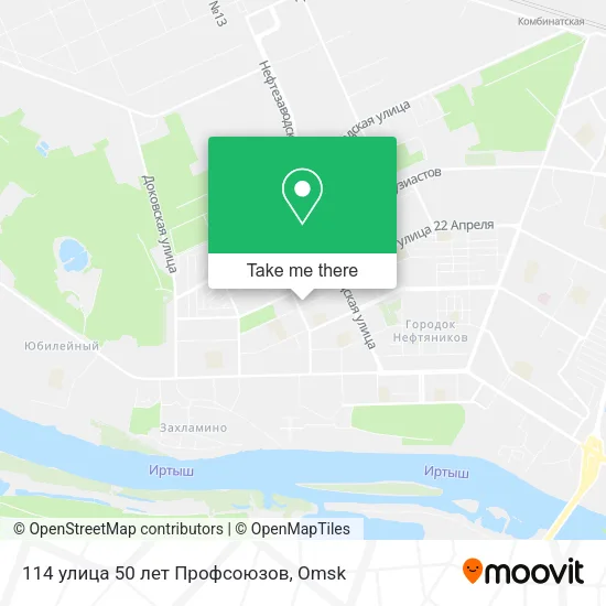 114 улица 50 лет Профсоюзов map
