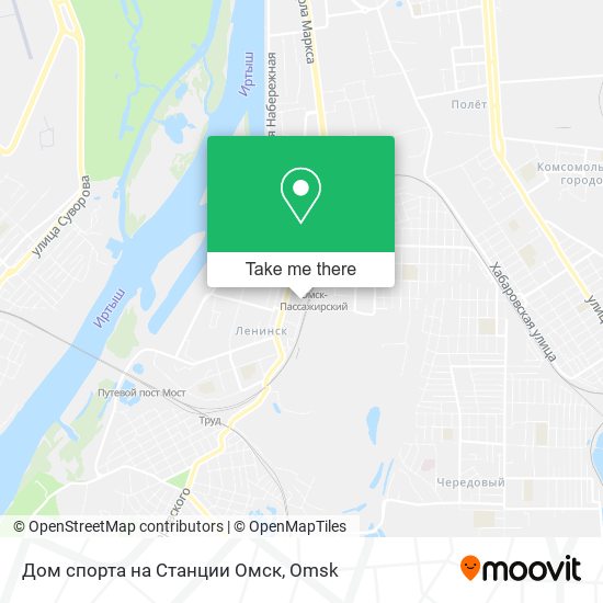 Дом спорта на Станции Омск map