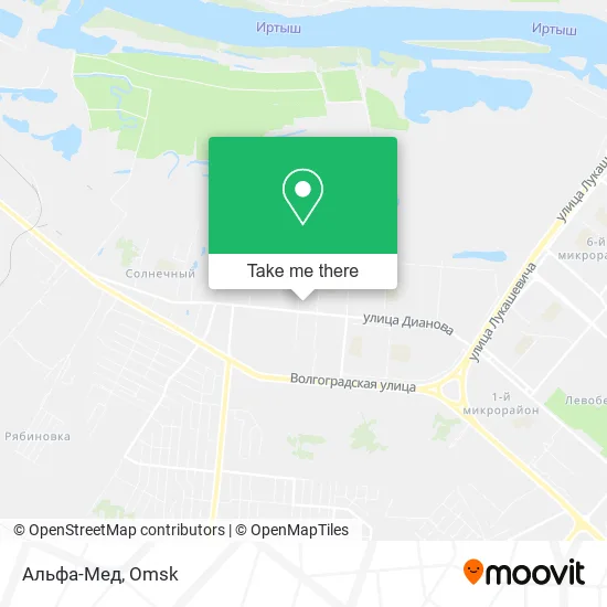 Альфа-Мед map