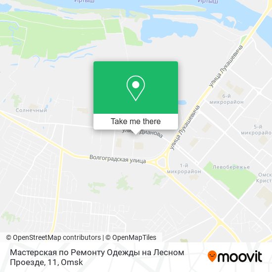 Мастерская по Ремонту Одежды на Лесном Проезде, 11 map