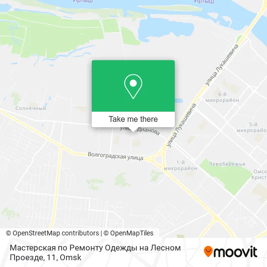 Мастерская по Ремонту Одежды на Лесном Проезде, 11 map