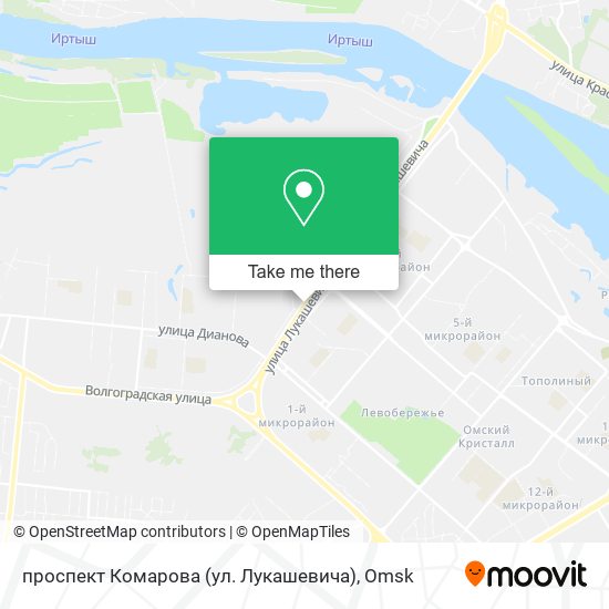 проспект Комарова (ул. Лукашевича) map