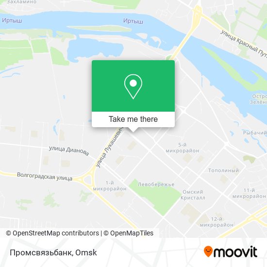 Промсвязьбанк map