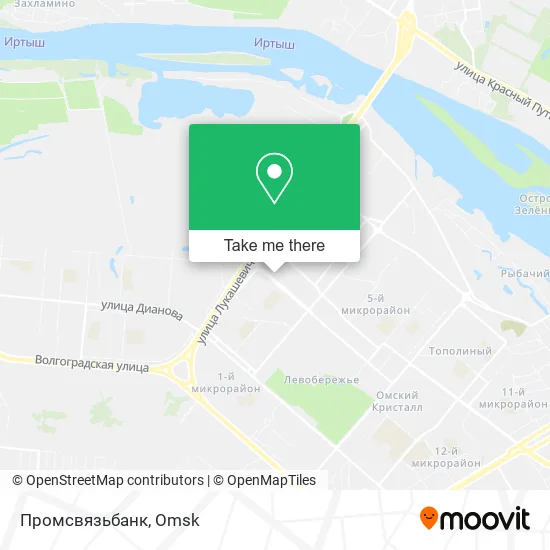Промсвязьбанк map