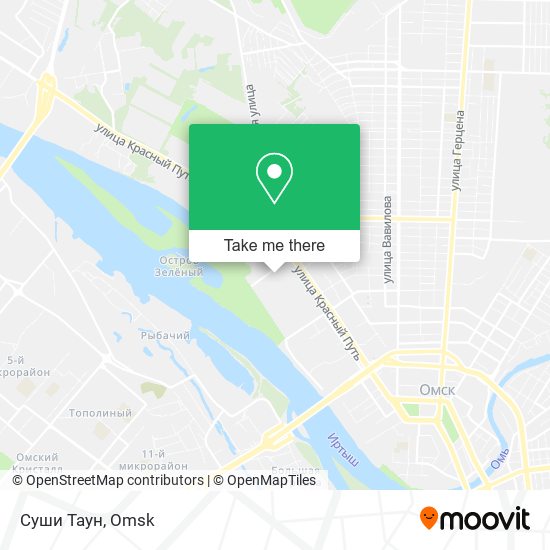 Суши Таун map