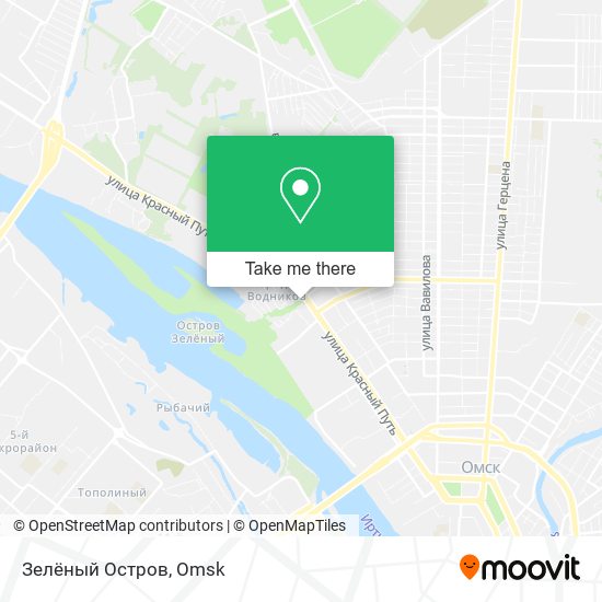 Зелёный Остров map