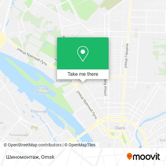 Шиномонтаж map