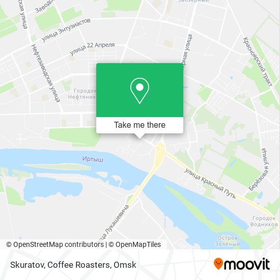 Skuratov, Coffee Roasters map