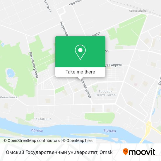 Омский Государственный университет map