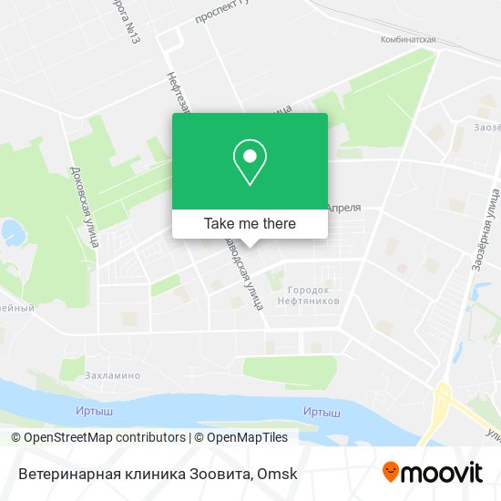 Ветеринарная клиника Зоовита map