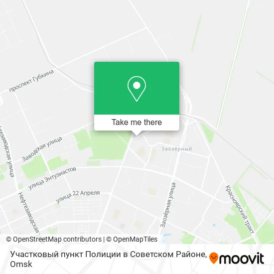 Участковый пункт Полиции в Советском Районе map