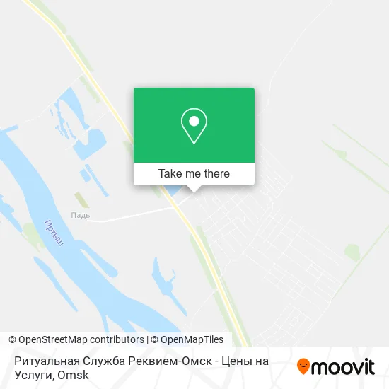 Ритуальная Служба Реквием-Омск - Цены на Услуги map