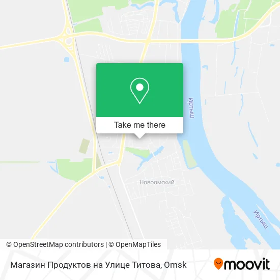 Магазин Продуктов на Улице Титова map