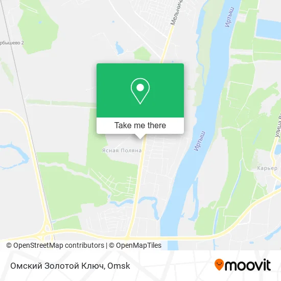 Омский Золотой Ключ map