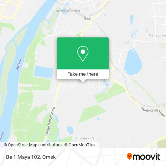 Be 1 Maya 102 map