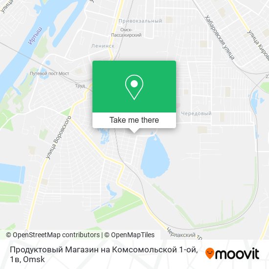 Продуктовый Магазин на Комсомольской 1-ой, 1в map