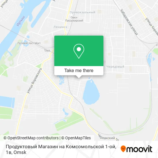 Продуктовый Магазин на Комсомольской 1-ой, 1в map