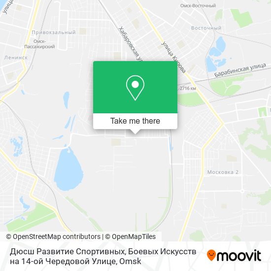 Дюсш Развитие Спортивных, Боевых Искусств на 14-ой Чередовой Улице map