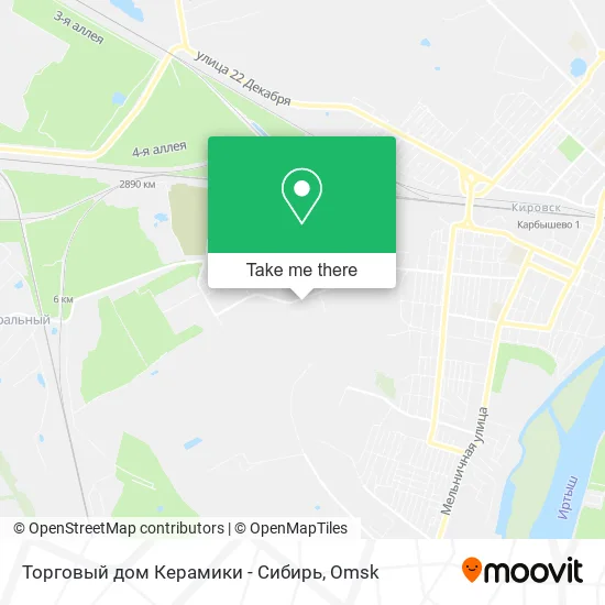 Торговый дом Керамики - Сибирь map