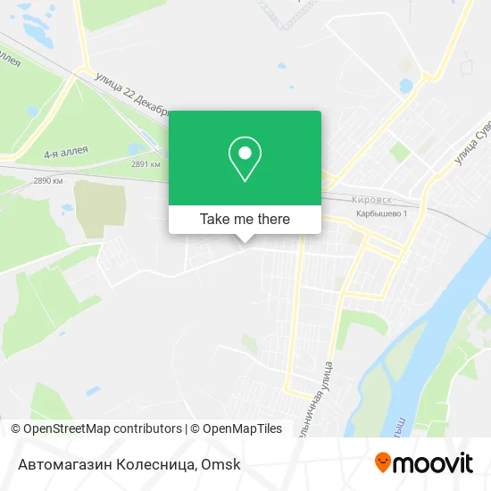 Автомагазин Колесница map