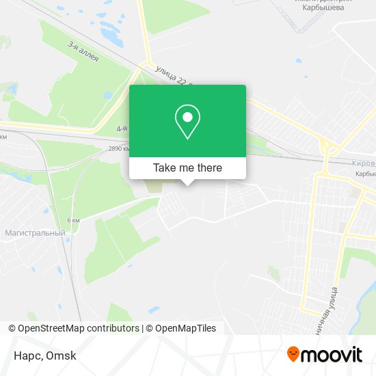 Нарс map
