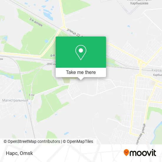 Нарс map